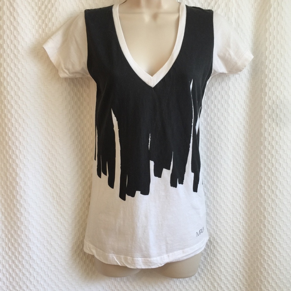 Matix white print T-shirt. #195